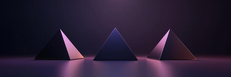 Foto diseño elegante de podio 3d moderno con influencia egipcia y estilo minimalista