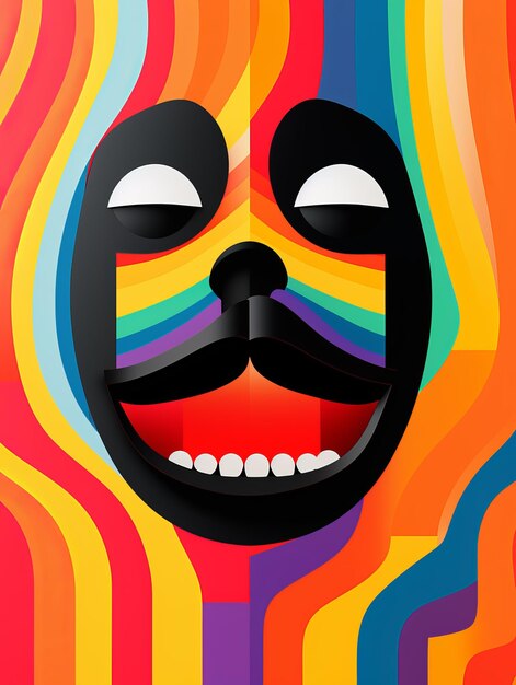 Diseño de emojis Trippy