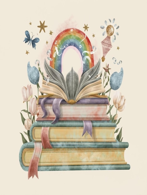 Este diseño está diseñado para diferentes días como el Día del Libro, el Regreso a la Escuela y la Educación.