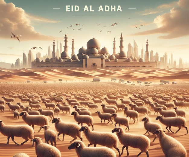 Este diseño está hecho para el mega evento islámico Eid al Adha