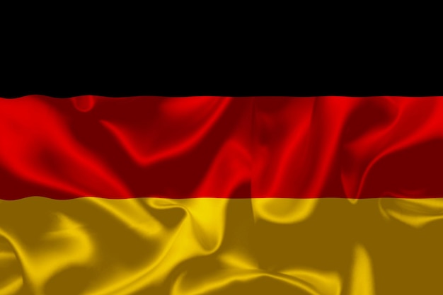 Diseño del estandarte del día nacional de la bandera de Alemania Ilustración de textura Fondo de bandera de alta calidad