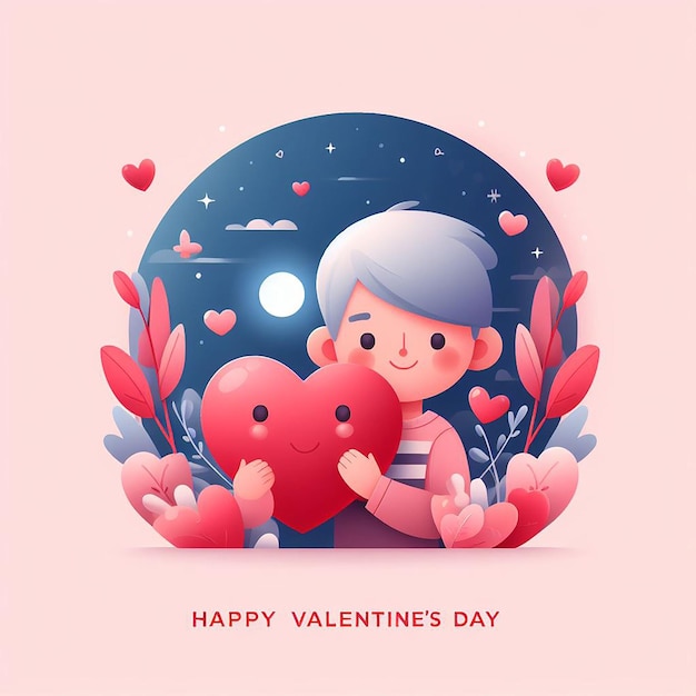 Diseño para el evento de Feliz Día de San Valentín