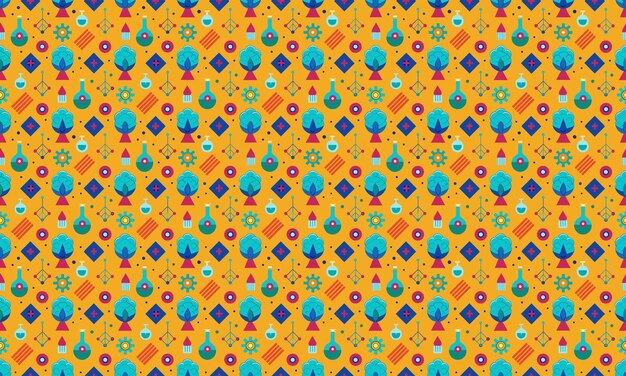 Diseño experimental de fondo de papel tapiz de patrón sin costuras