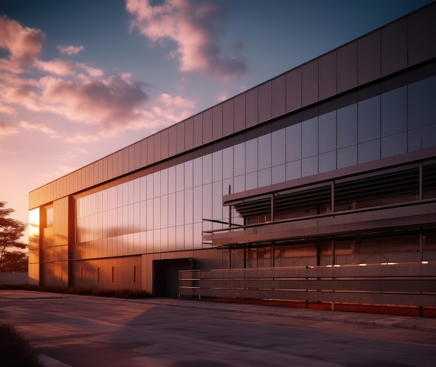 Foto diseño exterior de edificio moderno