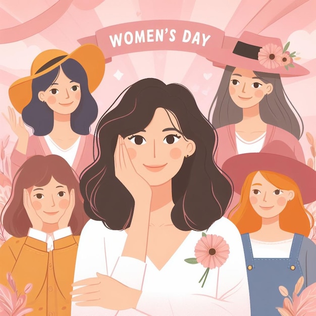 Diseño para el feliz día de la mujer