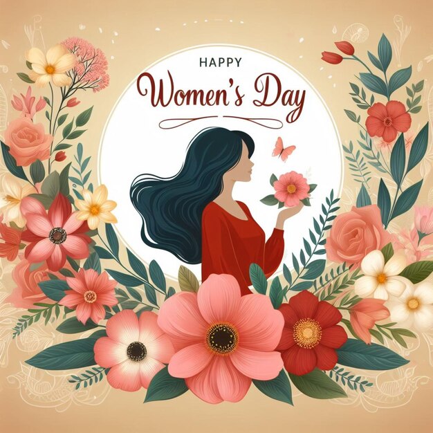 Diseño para el feliz día de la mujer