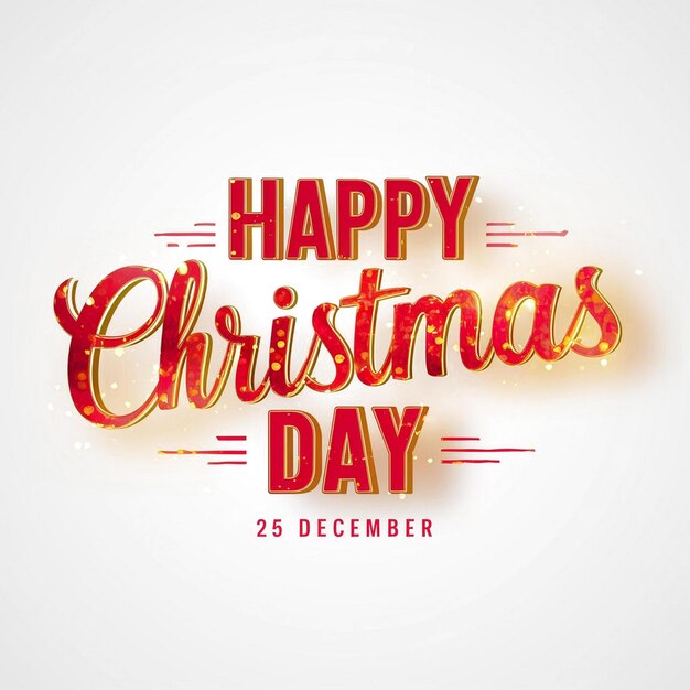 Diseño para un feliz día de Navidad