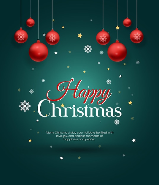 Diseño de Feliz Navidad para el Deseo