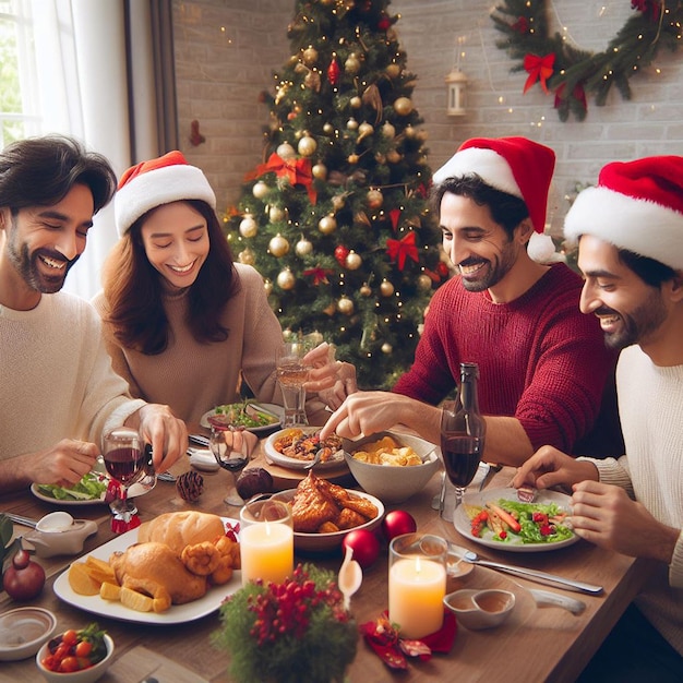 Diseño para una Feliz Navidad con Papá Noel