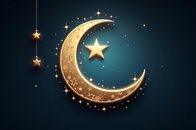 Diseño de la fiesta musulmana Eid Mubarak