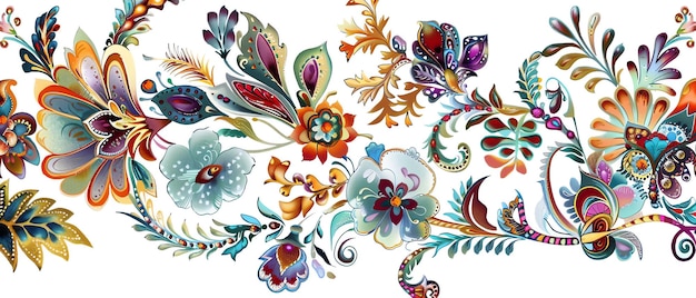 un diseño floral de la colección de flores
