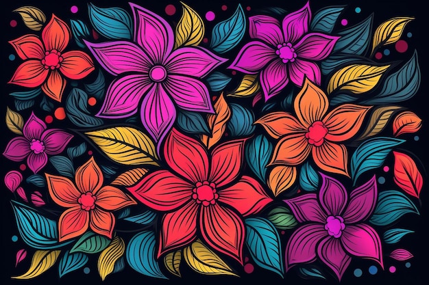 Diseño floral para el día de la madre