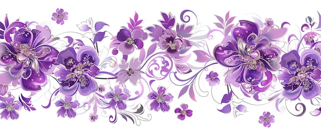un diseño floral para un papel tapiz