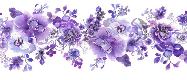 un diseño floral para una pintura