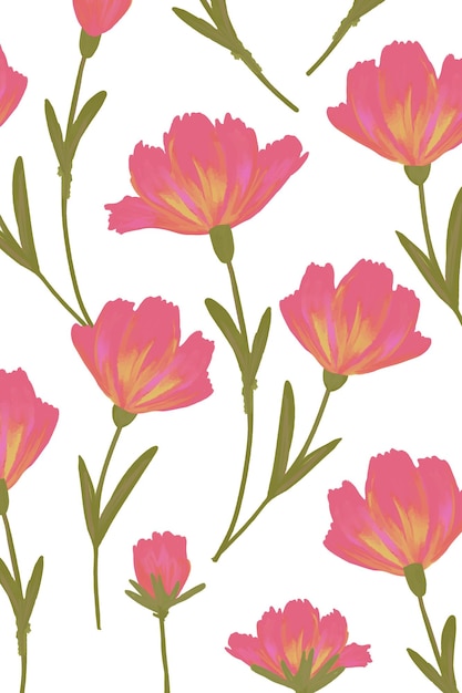 Diseño de flores del cosmos rojo dibujado a mano png transparente