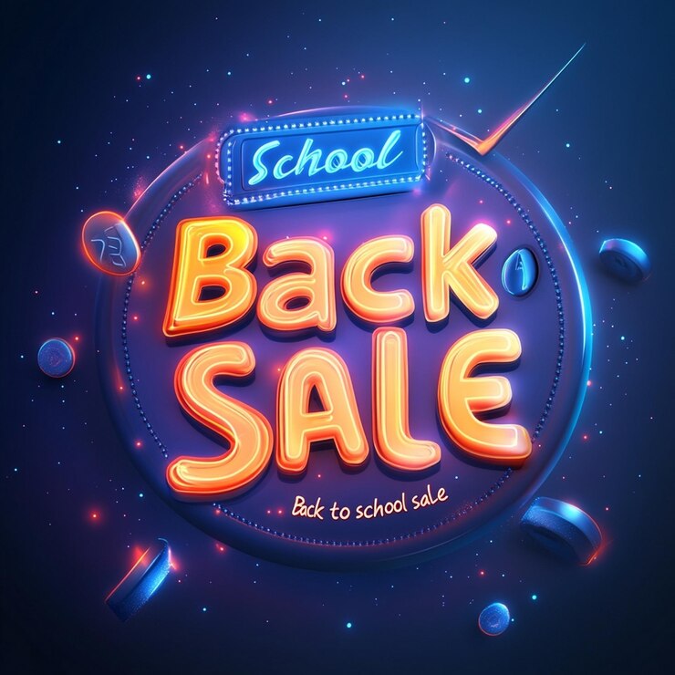 Foto diseño de folletos de venta de " regreso a la escuela "