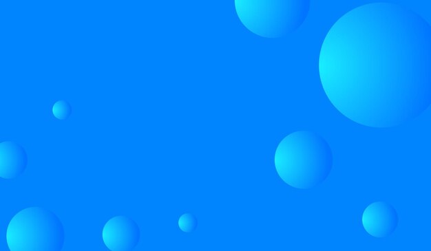 Diseño de fondo abstracto degradado azul con forma colorida para plantilla de banner