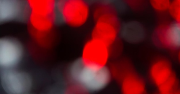 Foto diseño de fondo abstracto de fondo bokeh de luz roja y blanca naranja para telón de fondo