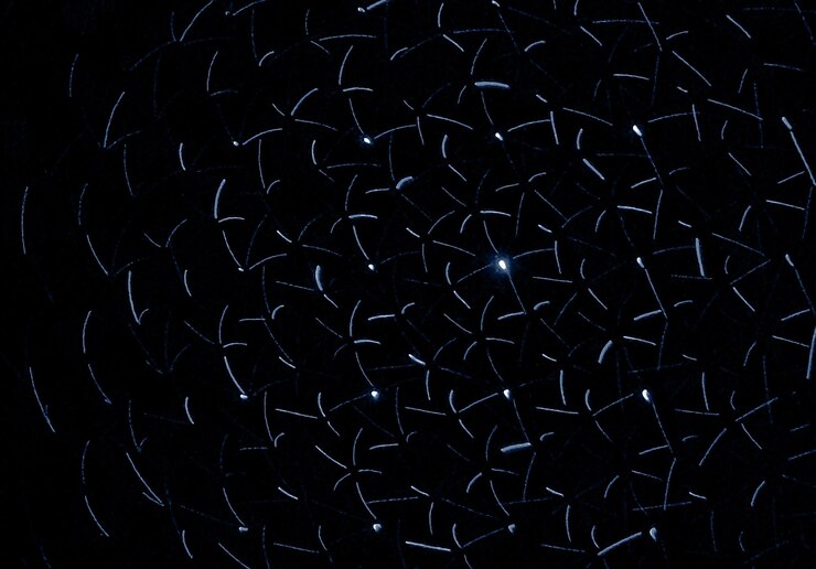Foto diseño de fondo abstracto hd ángel azul