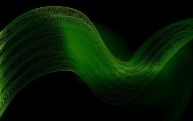 Diseño de fondo abstracto HD Color verde máximo