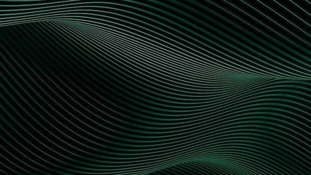 Diseño de fondo abstracto HD Color verde polimérico oscuro