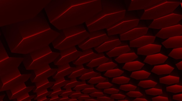 Diseño de fondo abstracto HD luz dura cetro color rojo