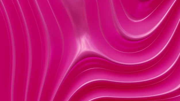 Diseño de fondo abstracto con líneas onduladas en renderizado 3d