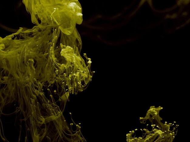 Foto diseño de fondo abstracto rough color amarillo de limón oscuro