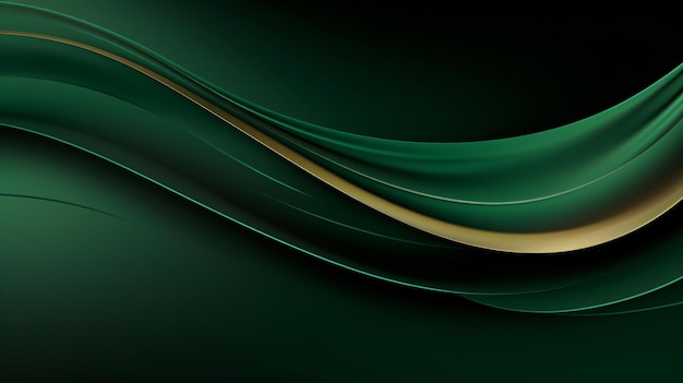Diseño de fondo abstracto verde oscuro con elegante