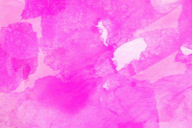 Diseño de fondo de acuarela rosa abstracta textura pintada de lavado aqua de cerca