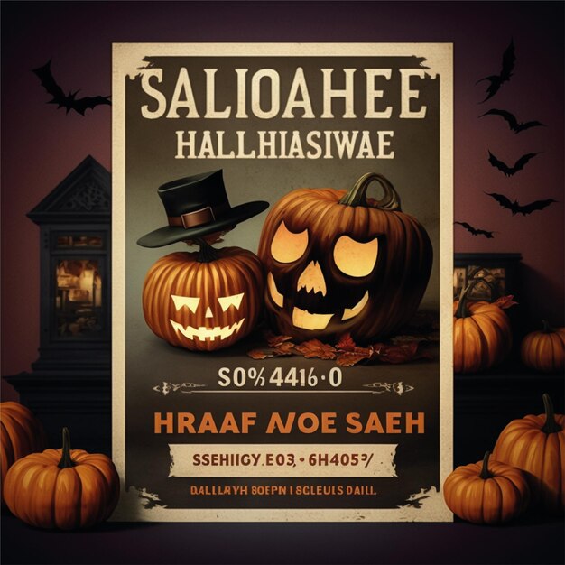 Foto diseño de fondo para el cartel de halloween