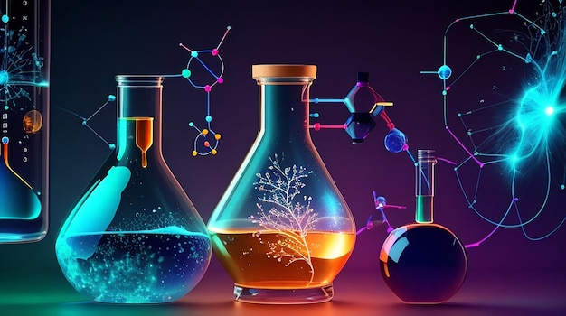 Diseño de fondo de ciencia