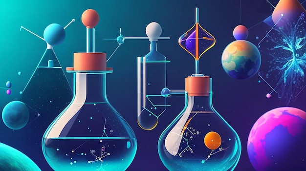 Diseño de fondo de ciencia