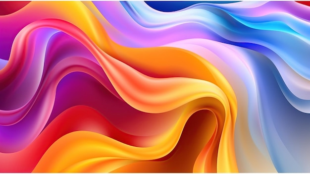 Diseño de fondo de color líquido generativo ai