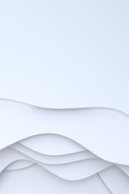 Diseño de fondo de corte de papel blanco abstracto para promoción de banner de redes sociales