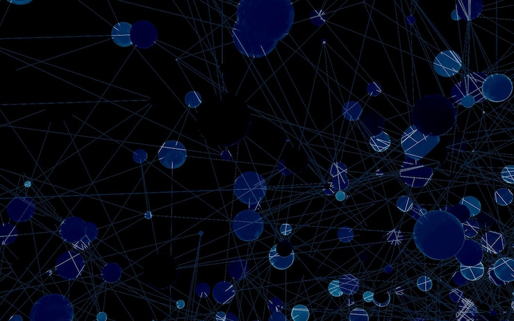 Foto diseño de fondo creativo abstracto de cyaneu