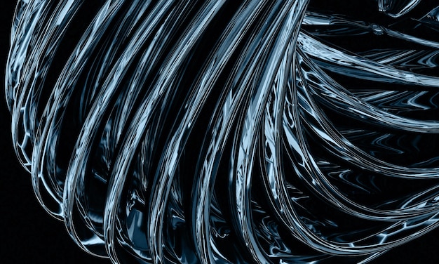 Diseño de fondo creativo abstracto romántico azul