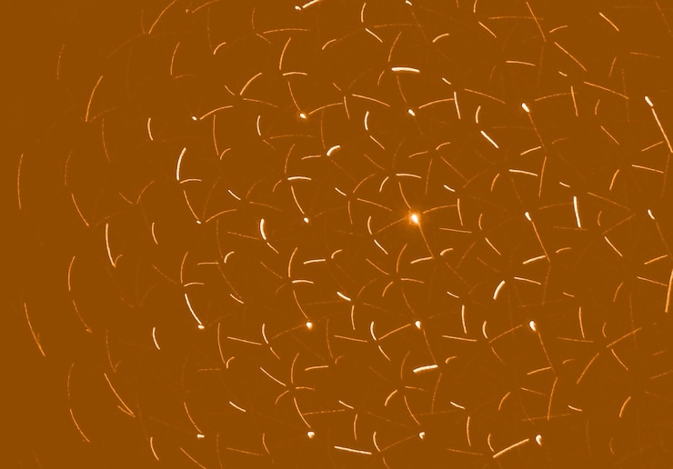Foto el diseño de fondo creativo y abstracto supremo de naranja