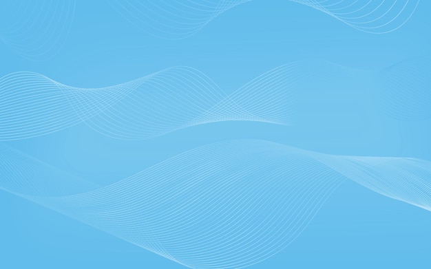 Diseño de fondo creativo de luz Picton Blue Abstract