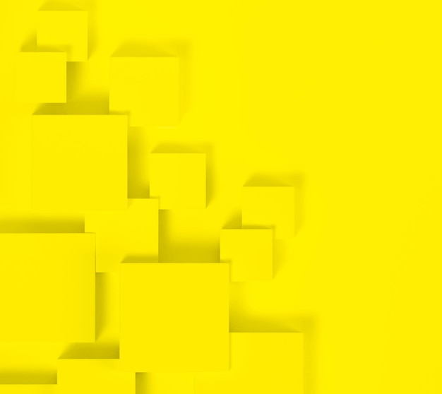 Diseño de fondo de cubos cuadrados abstractos en 3d