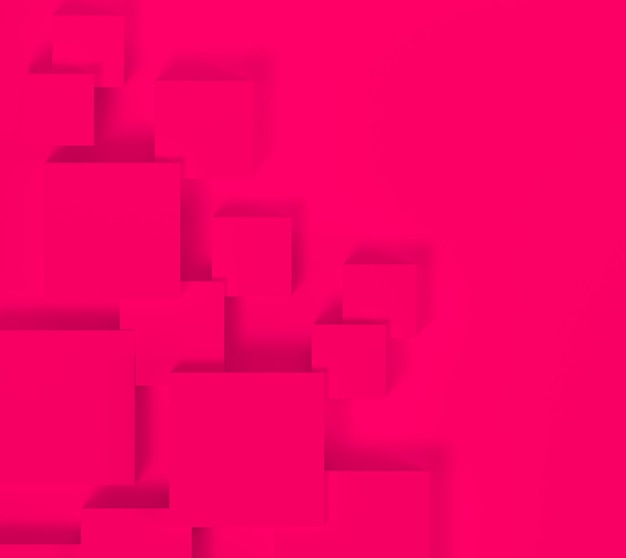 Diseño de fondo de cubos cuadrados abstractos 3d