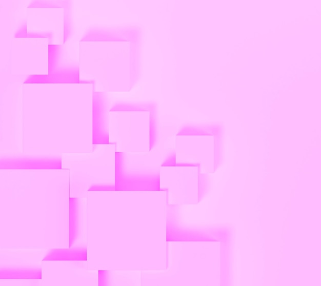 Diseño de fondo de cubos cuadrados abstractos 3d
