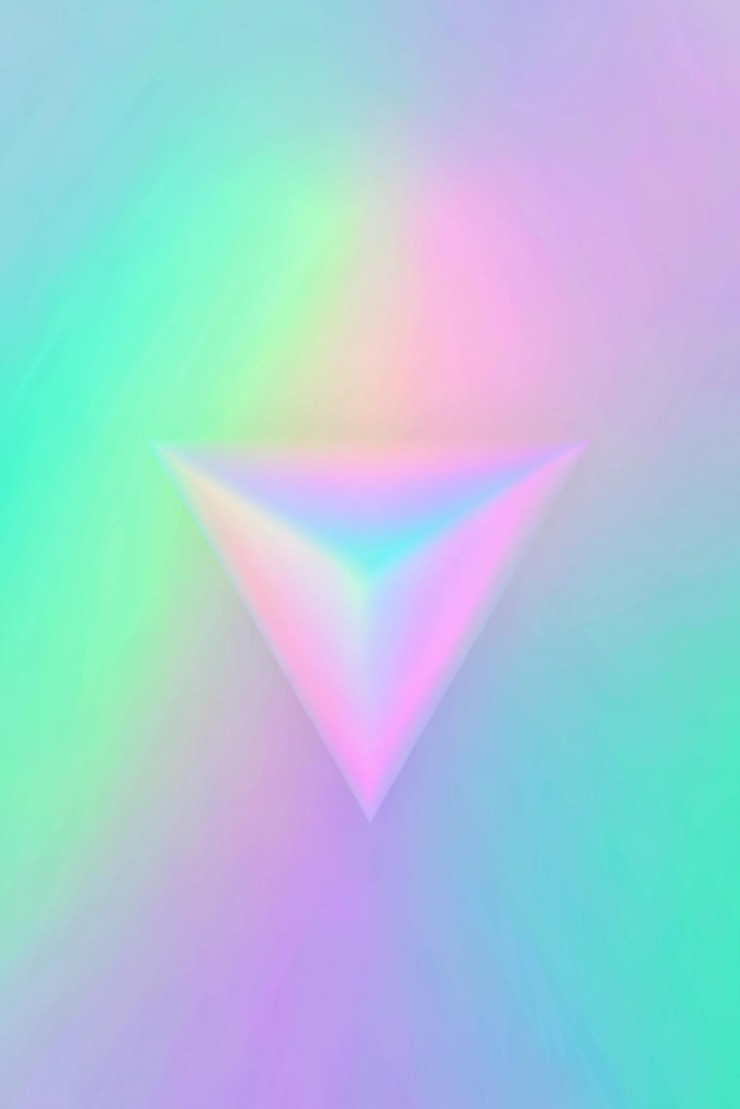 Foto diseño de fondo degradado holográfico colorido