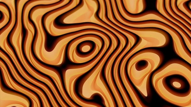 Diseño de fondo degradado ondulado abstracto doblando rayas brillantes creando formas en movimiento