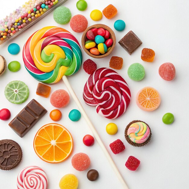 Diseño de fondo del día de los dulces