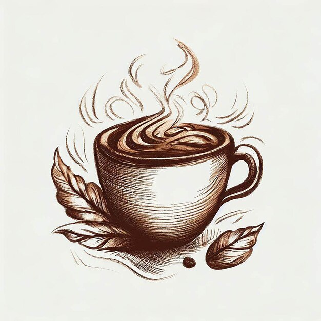 Diseño de fondo del día internacional del café.