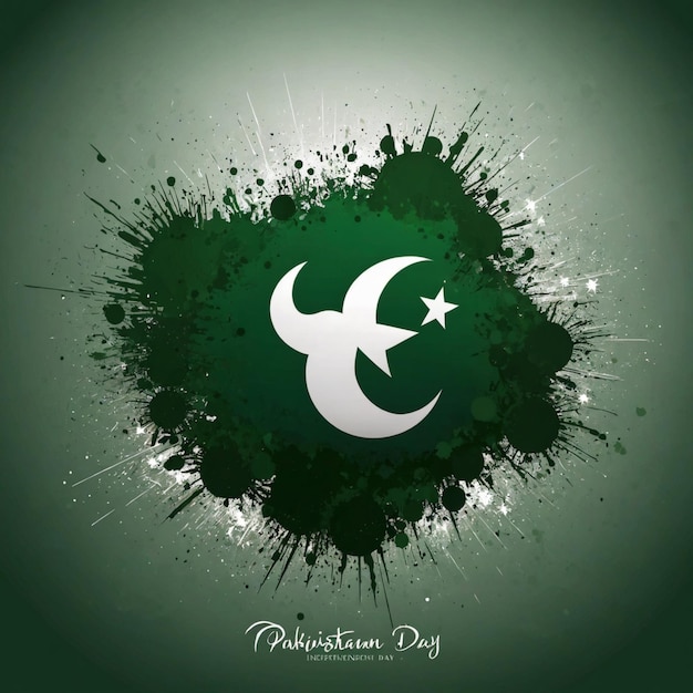 Diseño de fondo del Día de Pakistán