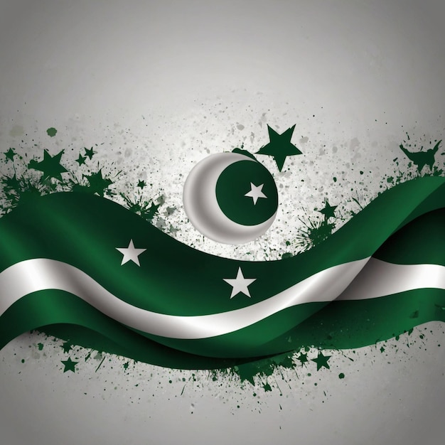 Diseño de fondo del Día de Pakistán