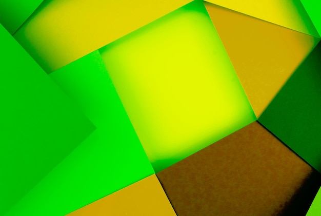 Diseño de fondo de formas geométricas abstractas de papel