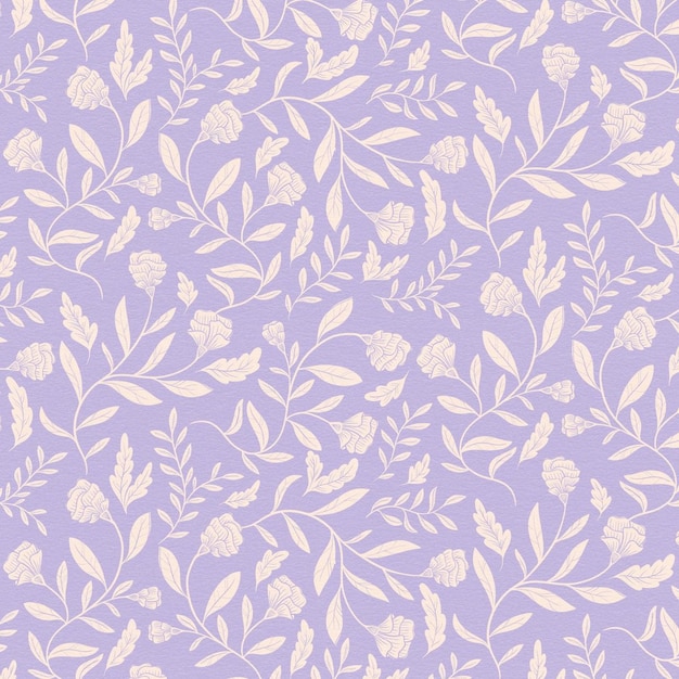 Diseño de fondo de garabateo floral sin costuras x Ilustración de patrón